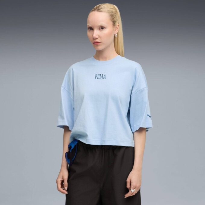 Camiseta gráfica extragrande Premium Essentials para mujer Camiseta gráfica extragrande Premium Essentials para mujer