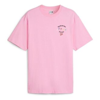 Camiseta gráfica «La juventud es el futuro» en rosa