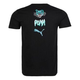 Camiseta gráfica «Negro, Azul, Blanco»