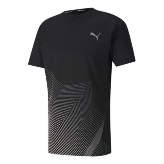 Camiseta gráfica para correr Last Lap «Negra»