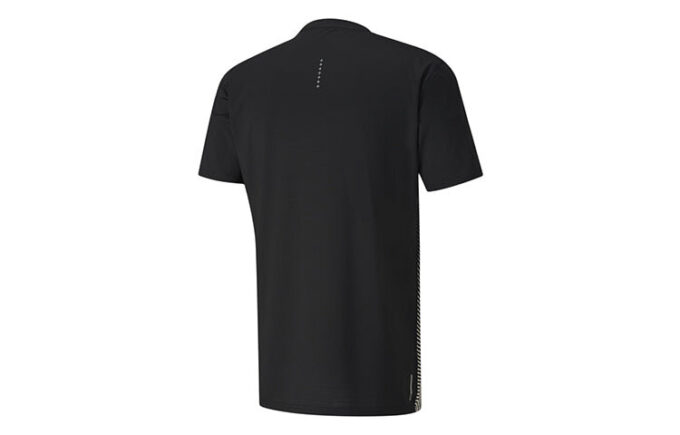 Camiseta gráfica para correr Last Lap «Negra»