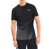 Camiseta gráfica para correr Last Lap «Negra»