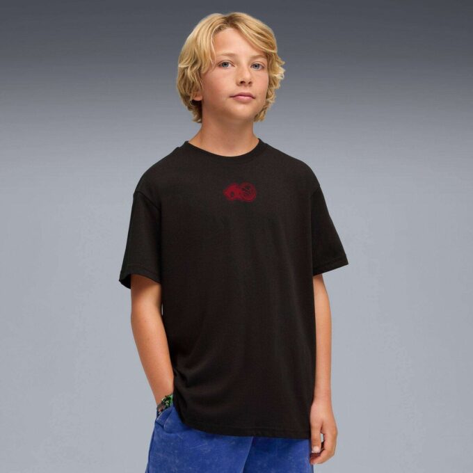 Camiseta gráfica para niños grandes PUMA x SONIC THE HEDGEHOG Camiseta gráfica para niños grandes PUMA x SONIC THE HEDGEHOG