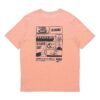 Camiseta gráfica Peach Downtown «Rosa y negra»