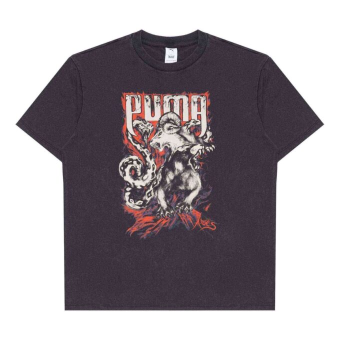 Camiseta gráfica PUMA x ARIES «Negra»