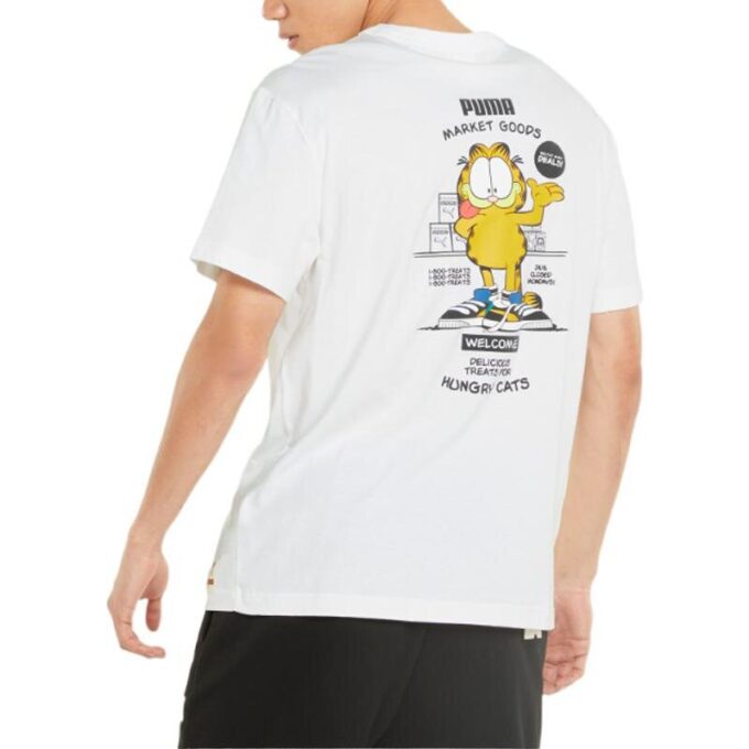 Camiseta gráfica PUMA x Garfield «Blanca»