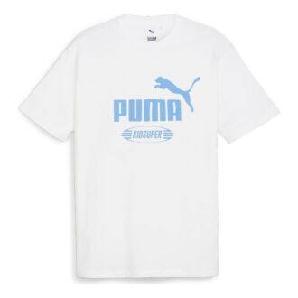 Camiseta gráfica PUMA x KidSuper «Blanco y azul»