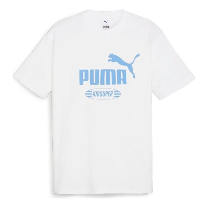 Camiseta gráfica PUMA x KidSuper «Blanco y azul»