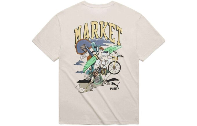 Camiseta gráfica PUMA x Market «Beige»