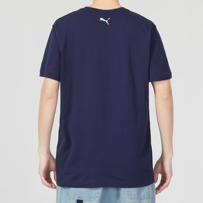 Camiseta gráfica regular «Azul marino»