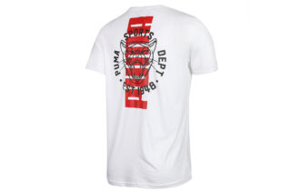 Camiseta gráfica vintage de gato «blanca»