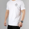 Camiseta gráfica vintage de gato «blanca»