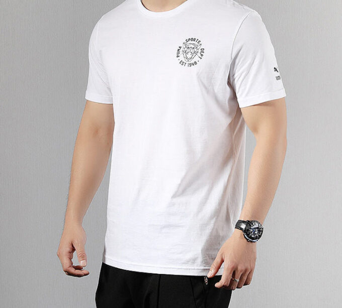 Camiseta gráfica vintage de gato «blanca»