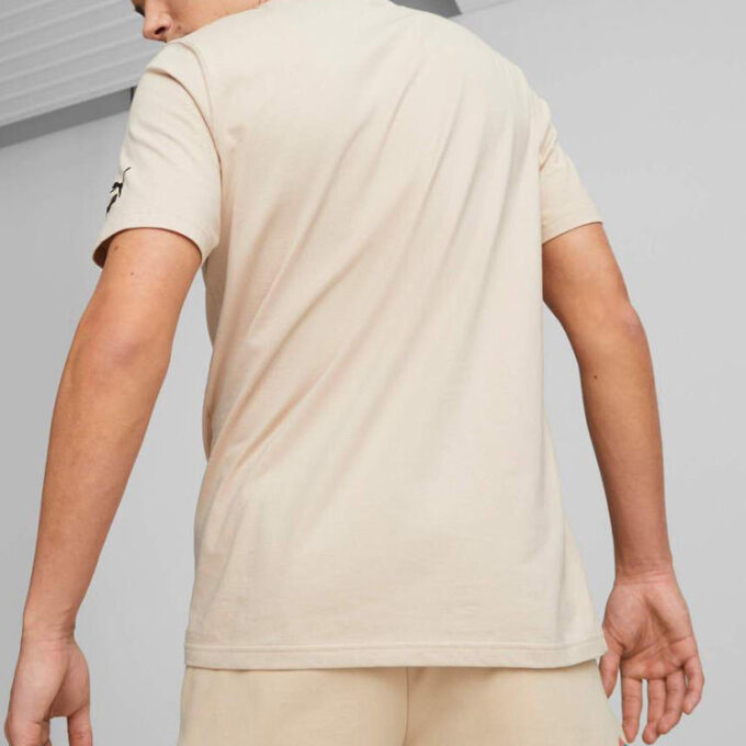 Camiseta gráfica Worldwide «Beige Negro»
