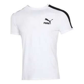 Camiseta icónica T7 «Blanca y negra»