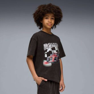Camiseta infantil grande de la Scuderia Ferrari