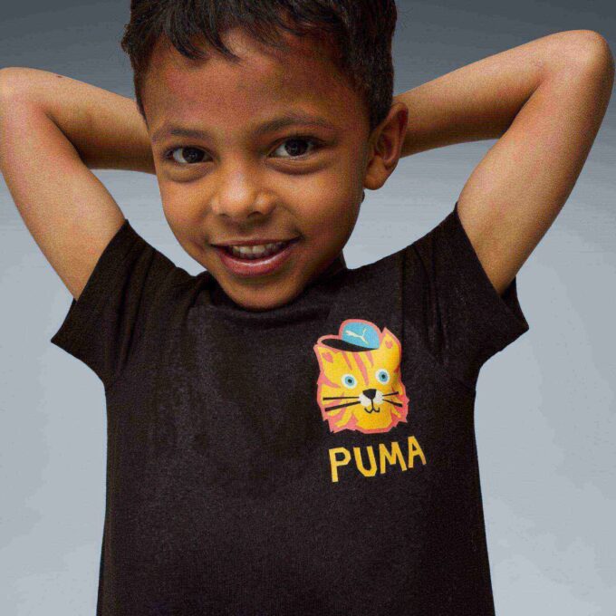 Camiseta infantil Moody Cat