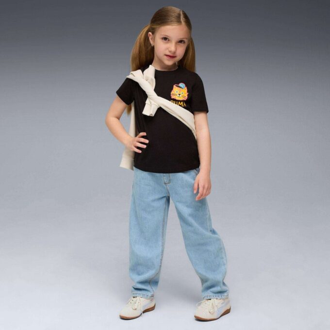 Camiseta infantil Moody Cat