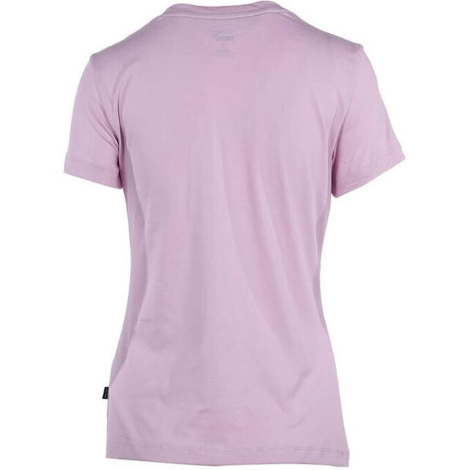 Camiseta informal cómoda para mujer «Morado y blanco»
