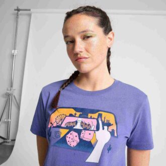 Camiseta Las Vegas Mirror para mujer