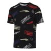 Camiseta lisa de corte regular «Negra»