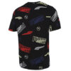 Camiseta lisa de corte regular «Negra»