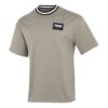 Camiseta lisa de cuello redondo para hombre «Verde oliva»