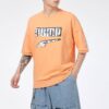 Camiseta Logo Essentials «Naranja y Blanco»
