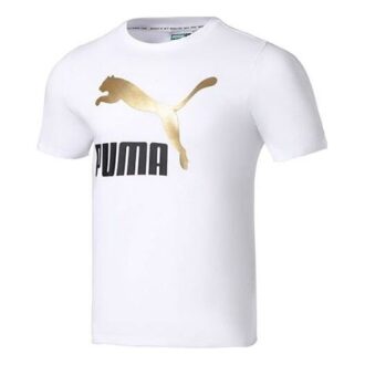 Camiseta metálica con el logotipo clásico «Blanca»