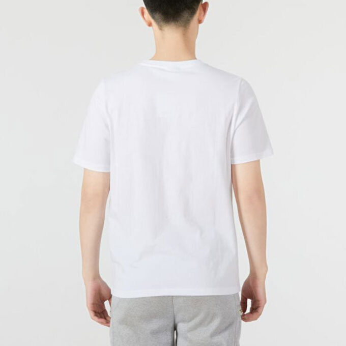 Camiseta metálica con el logotipo clásico «Blanca»