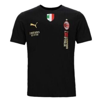 Camiseta oficial del AC Milan, campeón de Italia, «Negra»