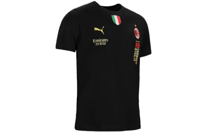 Camiseta oficial del AC Milan, campeón de Italia, «Negra»