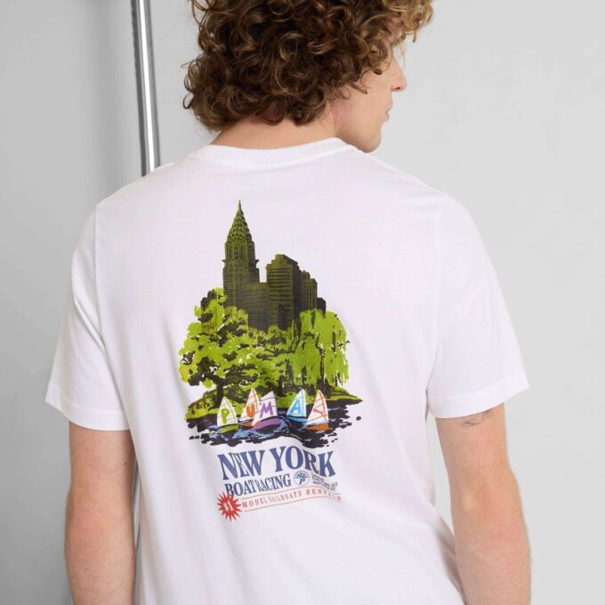 Camiseta para hombre de NYC Flagship Boat Racing Camiseta para hombre de NYC Flagship Boat Racing