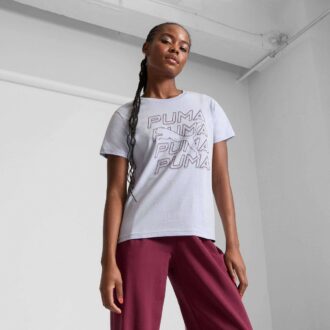 Camiseta para mujer con gráficos repetidos