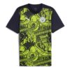 Camiseta prepartido del Manchester City «Amarillo Azul»