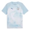Camiseta prepartido del Manchester City «Azul cielo plateado»