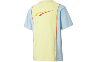 Camiseta PUMA x Randomevent «Amarillo, azul y blanco»