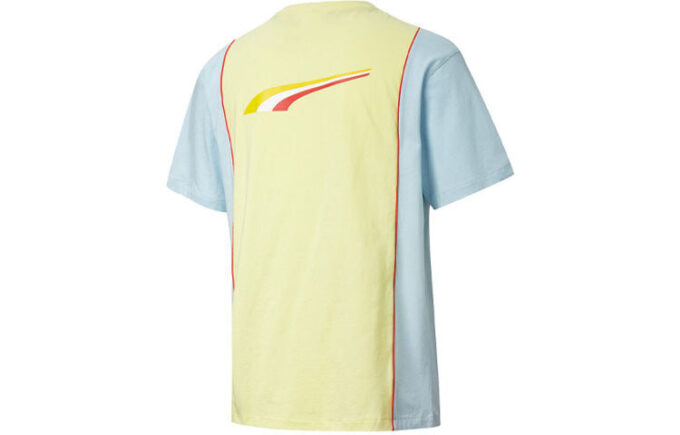 Camiseta PUMA x Randomevent «Amarillo, azul y blanco»