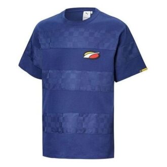 Camiseta PUMA x Randomevent «Azul, Blanco y Rojo»