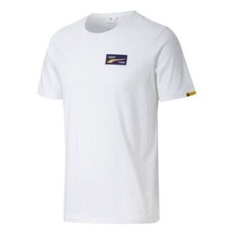 Camiseta PUMA x Randomevent «Blanca, negra y amarilla»