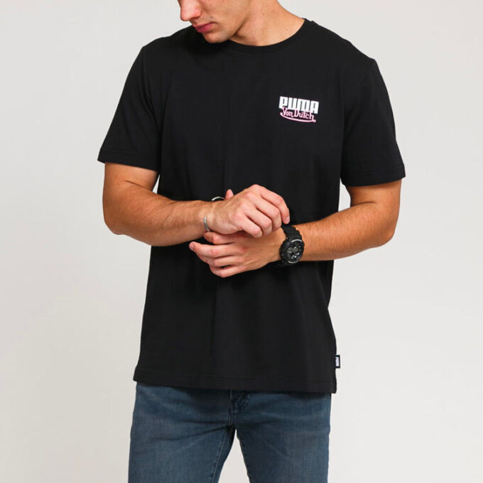 Camiseta PUMA x Von Dutch «Negro, Blanco y Rosa»