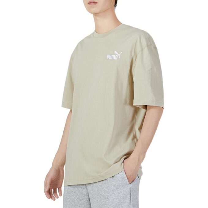 Camiseta relajada Ess+ «Beige»
