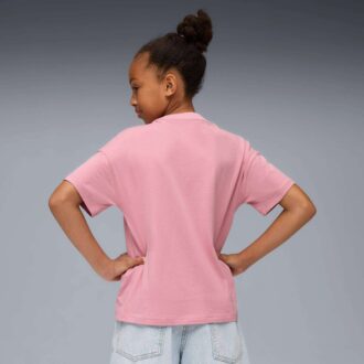 Camiseta relajada para niños grandes con elementos esenciales de armario