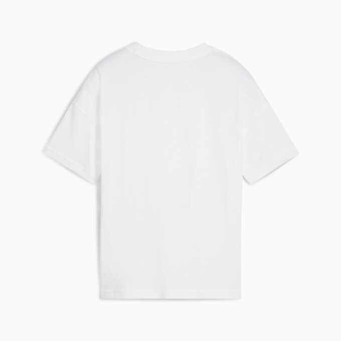 Camiseta relajada para niños grandes con elementos esenciales de armario