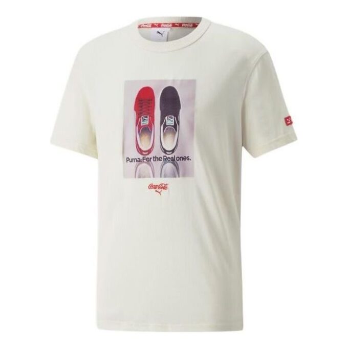 Camiseta relajada PUMA x Coca Cola «Blanca»