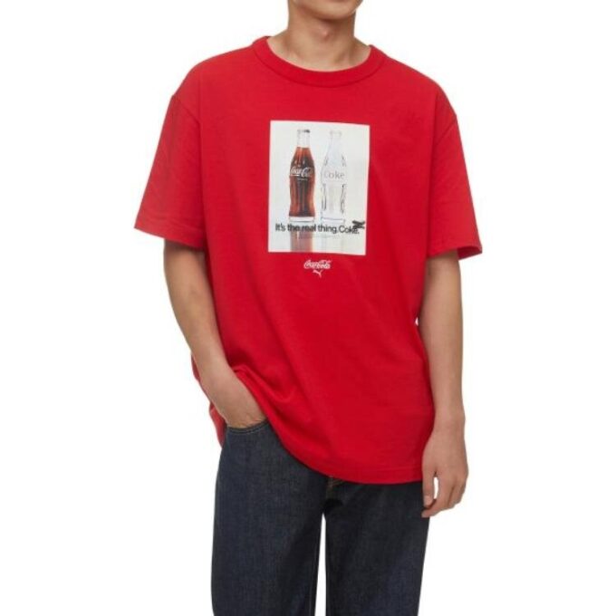 Camiseta relajada PUMA x Coca Cola «Roja»