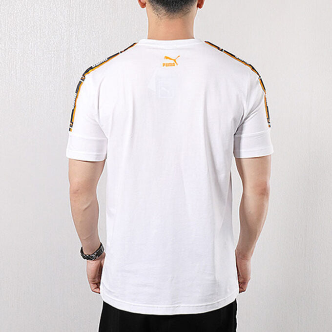 Camiseta retro de los 90 con cinta «blanca»