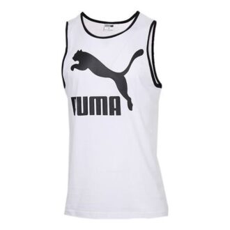 Camiseta sin mangas con el logotipo clásico «Blanca y negra»