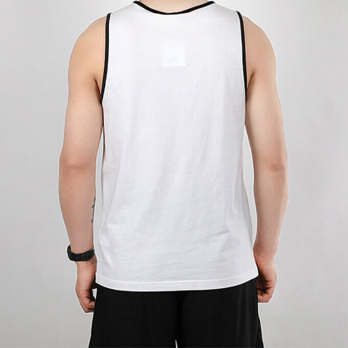 Camiseta sin mangas con el logotipo clásico «Blanca y negra»