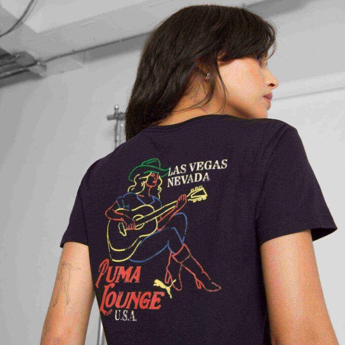 Camiseta vaquera de Las Vegas para mujer Camiseta vaquera de Las Vegas para mujer
